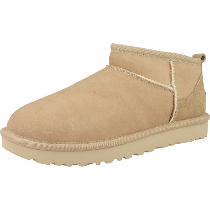 UGG Kozačky Classic Ultra Mini béžová 94629389