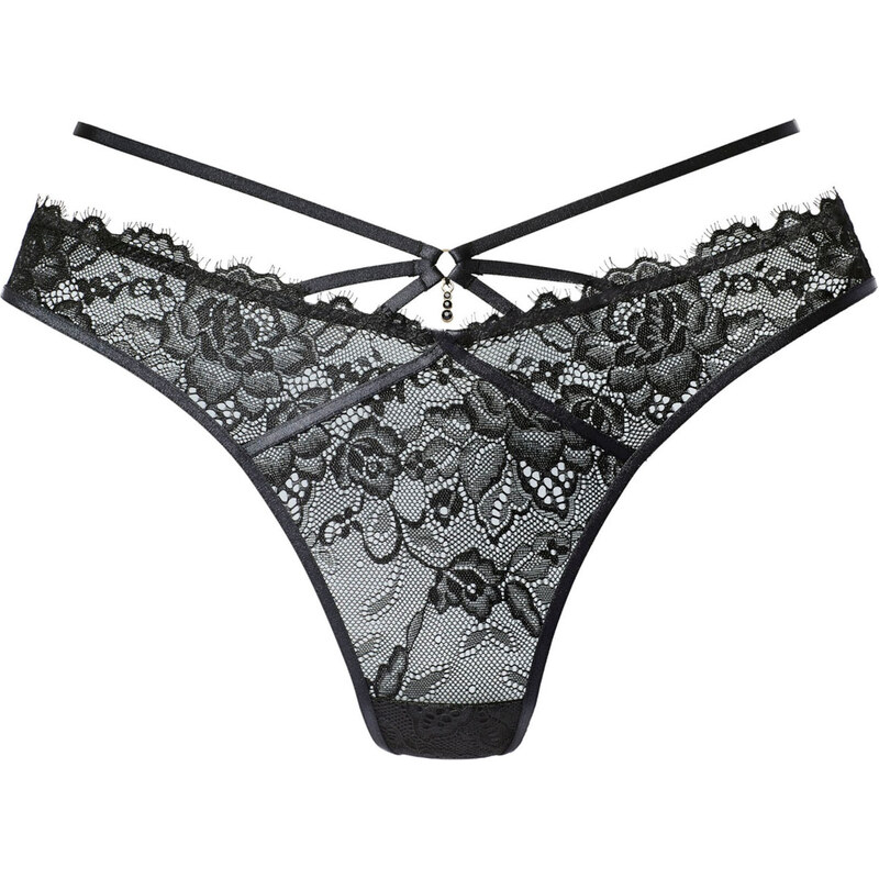 LASCANA Tanga černá