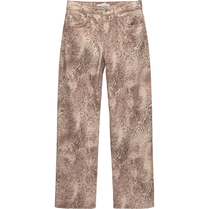 Pull&Bear Džíny nažloutlá / brokátová / tmavě hnědá 108758565