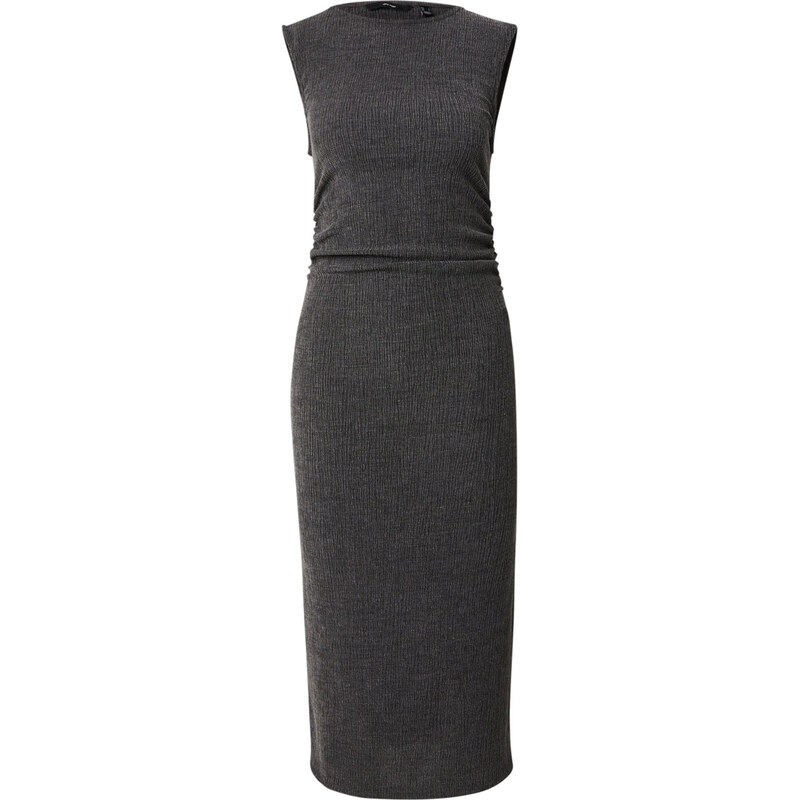 VERO MODA Šaty VMLUNA čedičová šedá