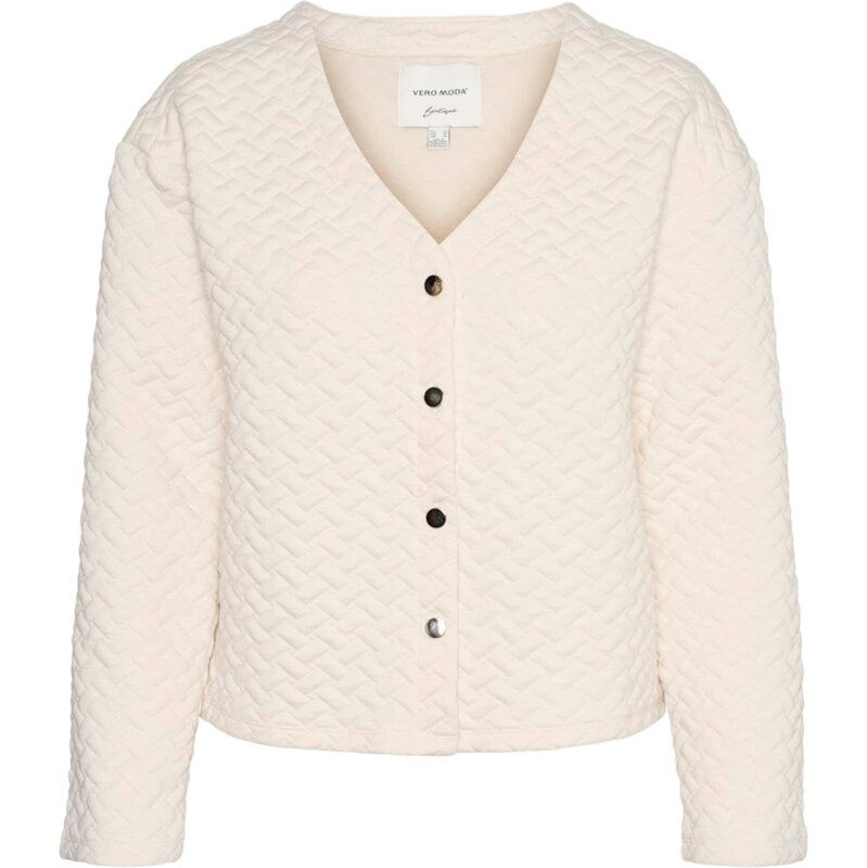 VERO MODA Kardigan VMVINNIE slonová kost