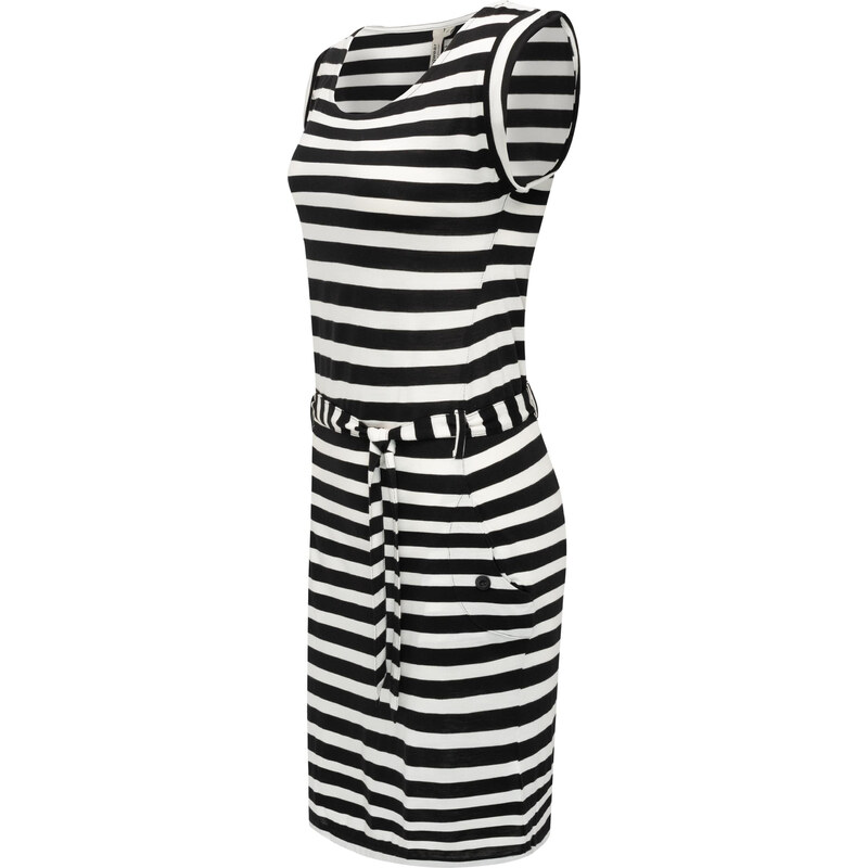 Ragwear Letní šaty černá / bílá