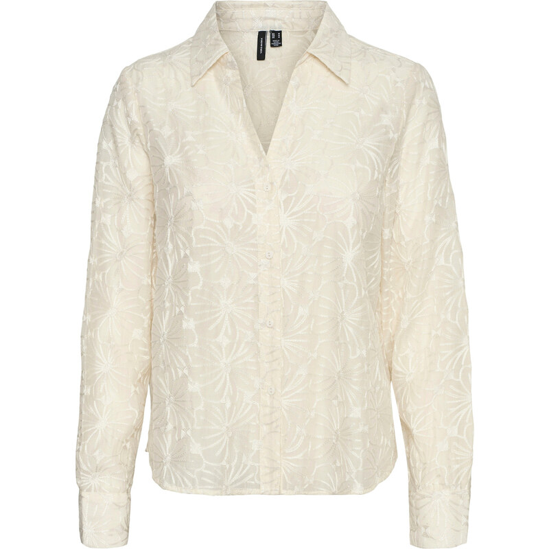 VERO MODA Halenka VMKane krémová