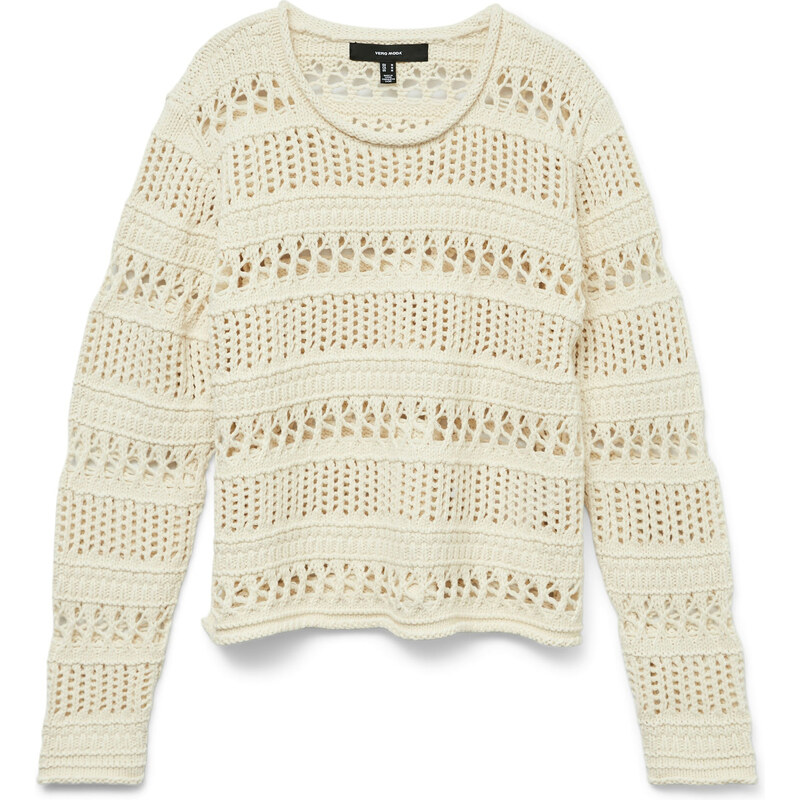 VERO MODA Svetr VMMADAGASCAR béžová 105950424