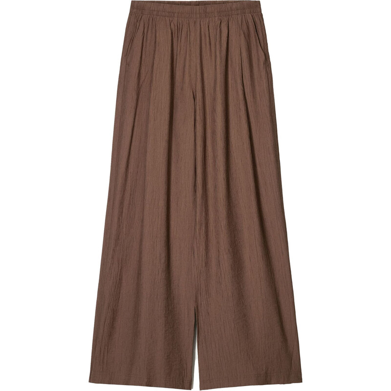 Bershka Kalhoty karamelová