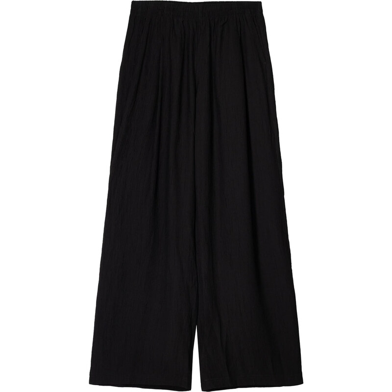 Bershka Kalhoty černá