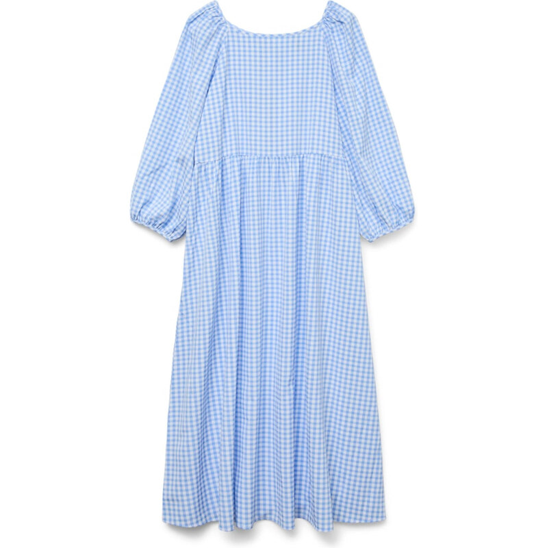 VERO MODA Šaty VMVICHY světlemodrá / bílá 105476189