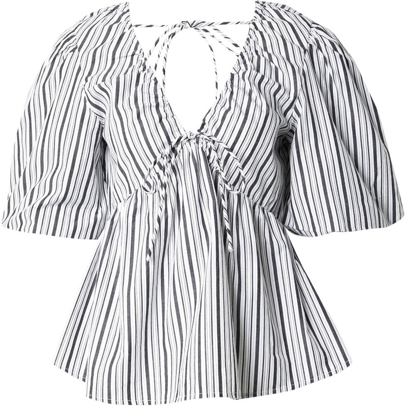 TOPSHOP Halenka námořnická modř / bílá