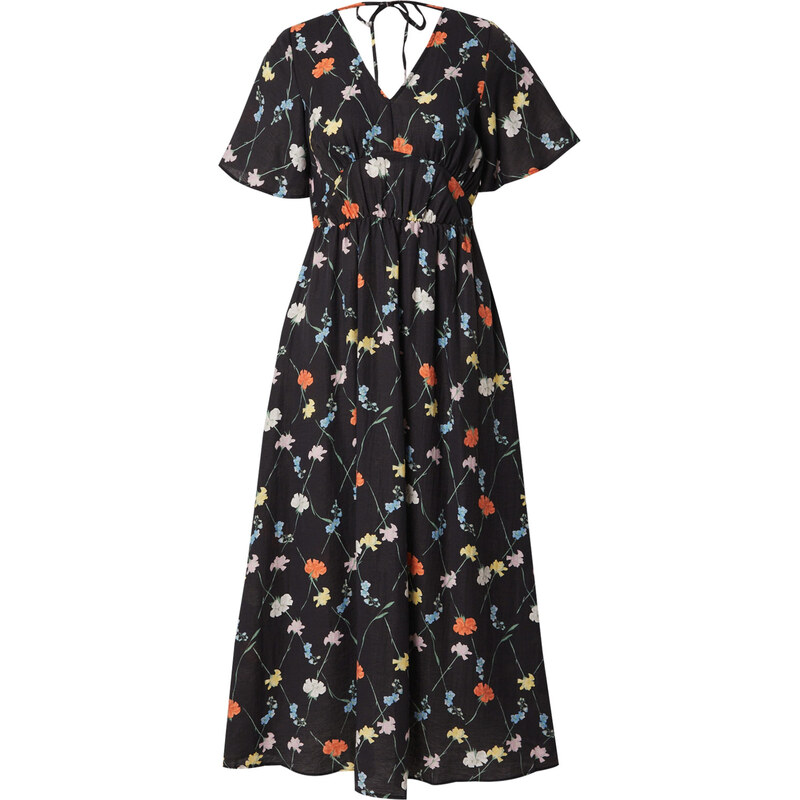 VERO MODA Letní šaty VMFLORA OLGA černá