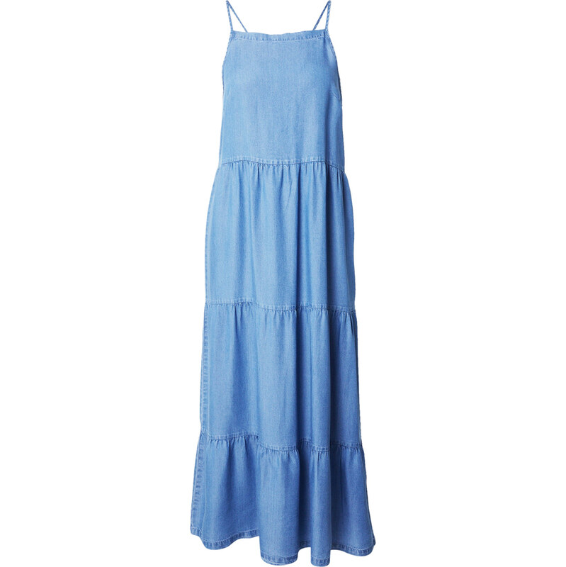 VERO MODA Šaty VMFLEUR modrá džínovina