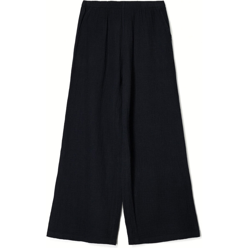 Bershka Kalhoty černá
