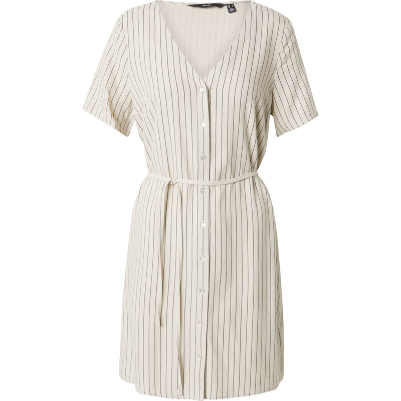 VERO MODA Šaty VMMYMILO světle šedá / černá