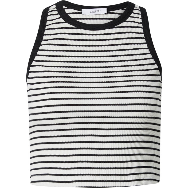 ABOUT YOU Top Denise černá / offwhite