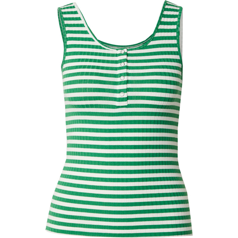 JDY Top JDYFRANSISKA zelená / bílá 105482237