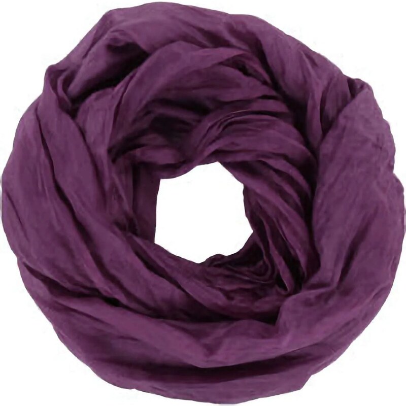 Lasessor Finsko Hedvábný šátek loop-scarf Kiana plum 105455376