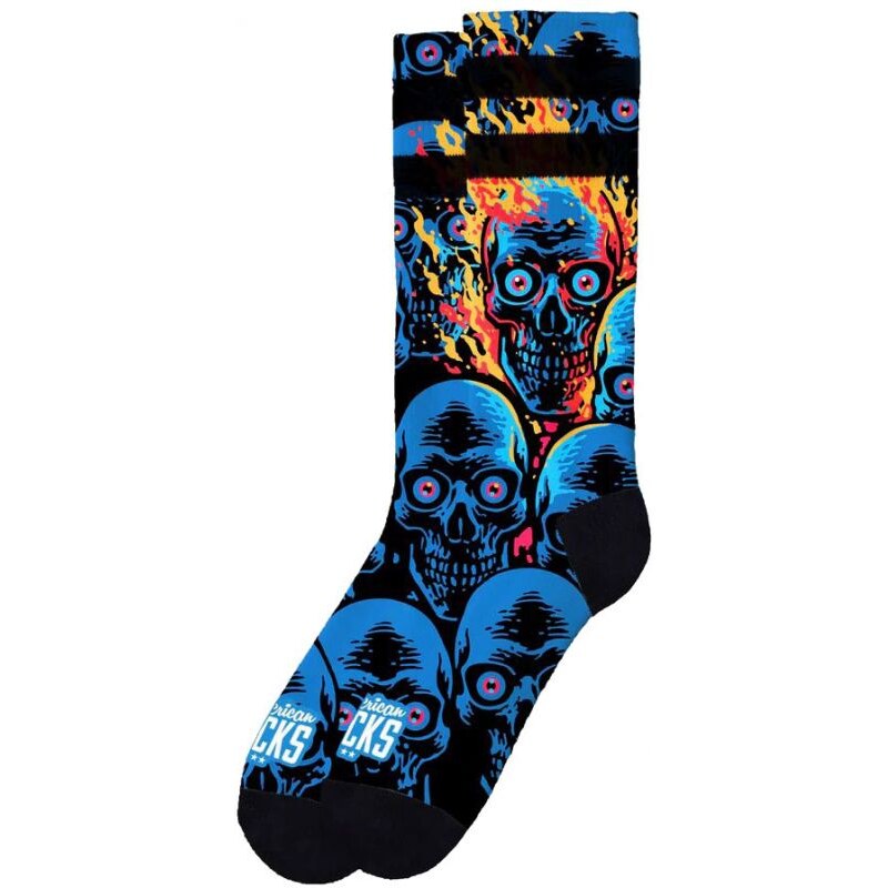 PONOŽKY AMERICAN SOCKS Knucklehead - modrá - 105455773