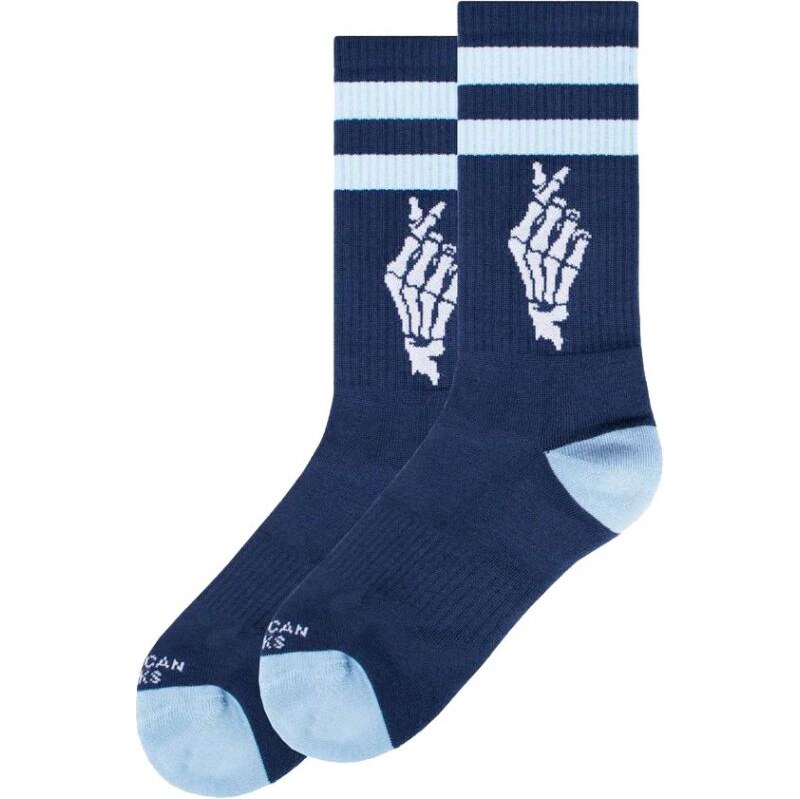 PONOŽKY AMERICAN SOCKS Luv You - modrá 105455779