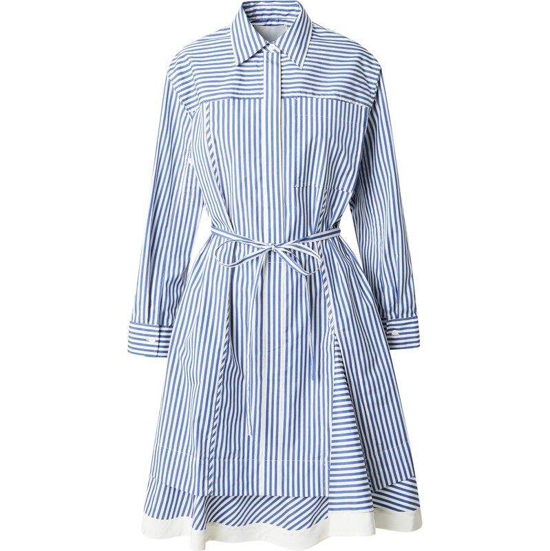 3.1 Phillip Lim Košilové šaty modrá / bílá