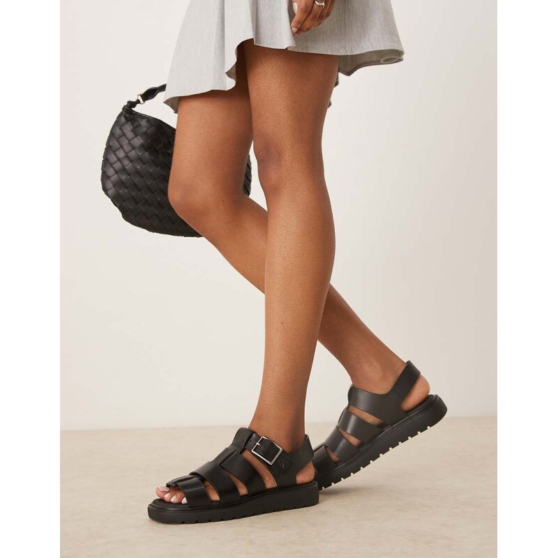 Calvin Klein gladiator sandals in black