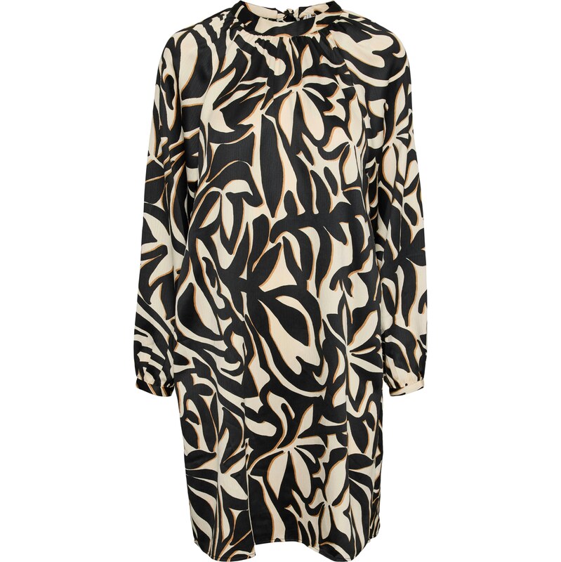 VERO MODA Šaty VMVEGA béžová / písková / černá