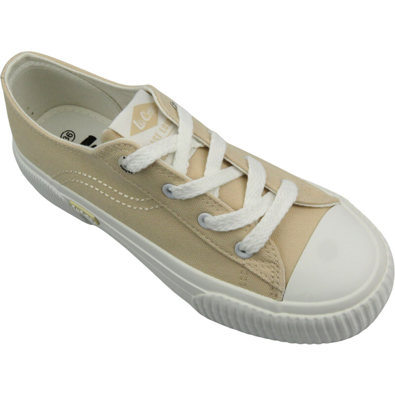 Dámské tenisky na platformě - Lee Cooper 25-02-3326L, béžové