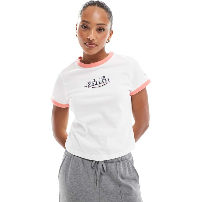 Columbia Rolling Bend graphic t-shirt in white 105506086