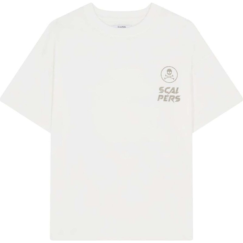 Scalpers Tričko tmavě šedá / offwhite 105508360
