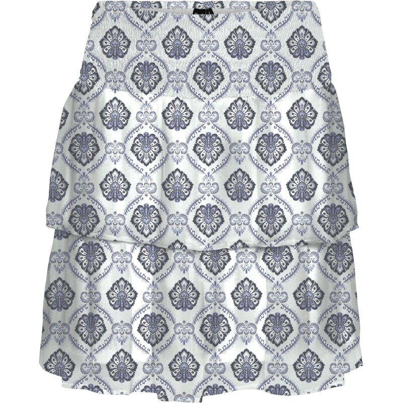 Vero Moda Petite Sukně VMSMILLA noční modrá / safírová / bílá 105509116