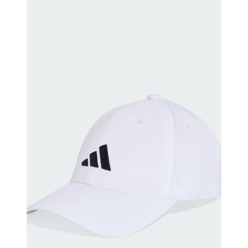adidas performance New logo embroidered baseball cap in white /