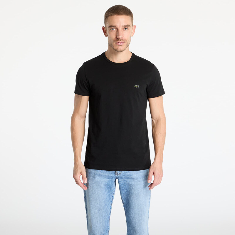 Tričko LACOSTE Base T-shirt Black M