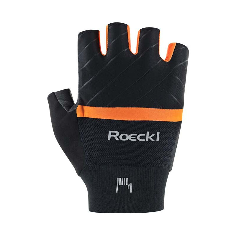 Rukavice Roeckl Bonau 2, unisex, černo-ornažové (black/orange)