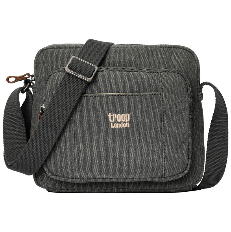 Troop London Značková taška přes rameno tmavozelená (GT540)