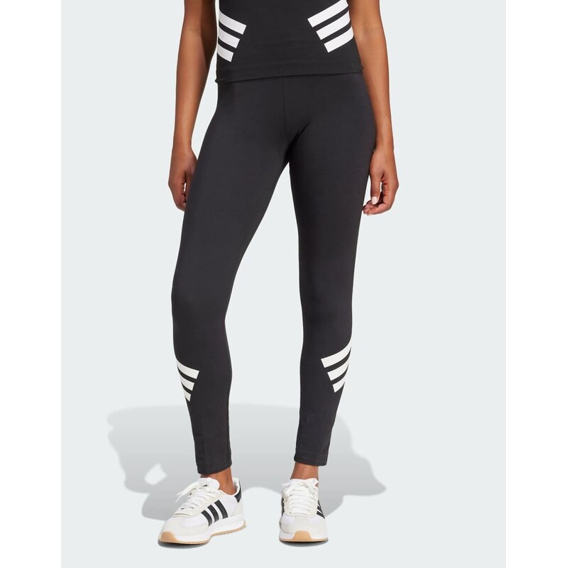adidas performance Future icons 3-stripes leggings in black