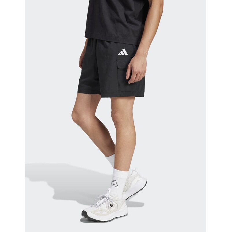 adidas performance Essentials small logo cargo chelsea shorts in