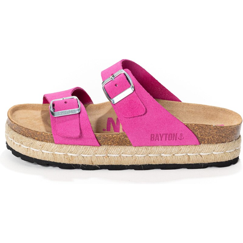 Bayton Pantofle ALCEE světle hnědá / magenta 105547226