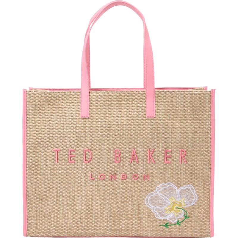 Ted Baker Nákupní taška béžová / žlutá / pitaya / bílá