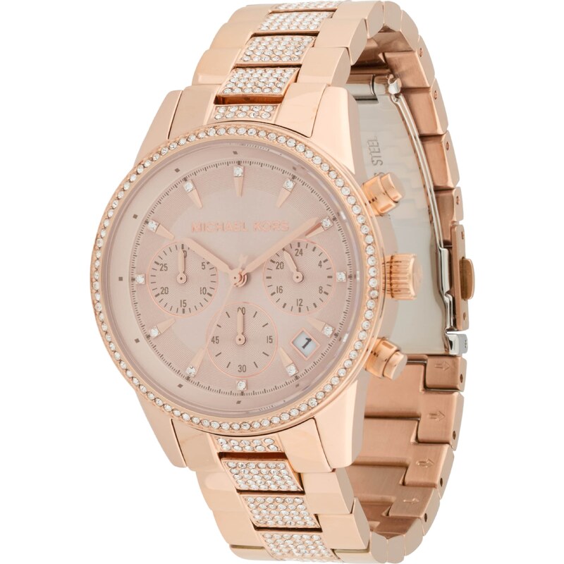 MICHAEL Michael Kors Analogové hodinky RITZ růžově zlatá /