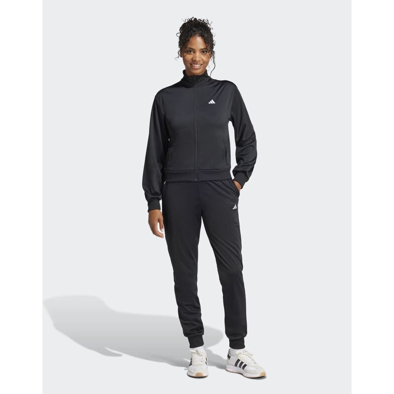 adidas performance Essentials feel cozy track suit in black 115503641