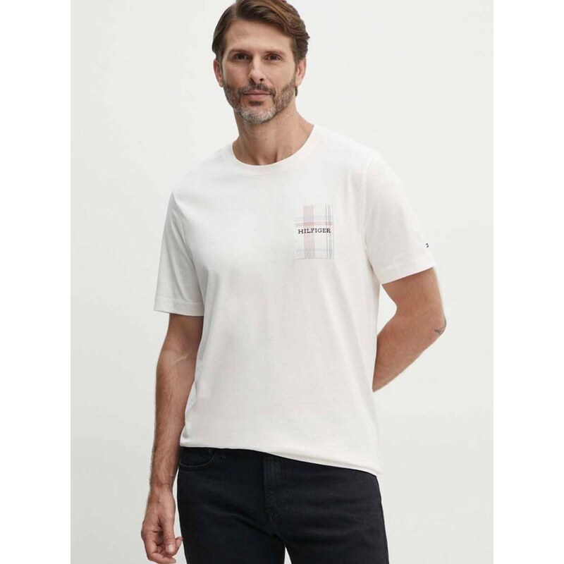 Tommy Hilfiger pánské bílé tričko