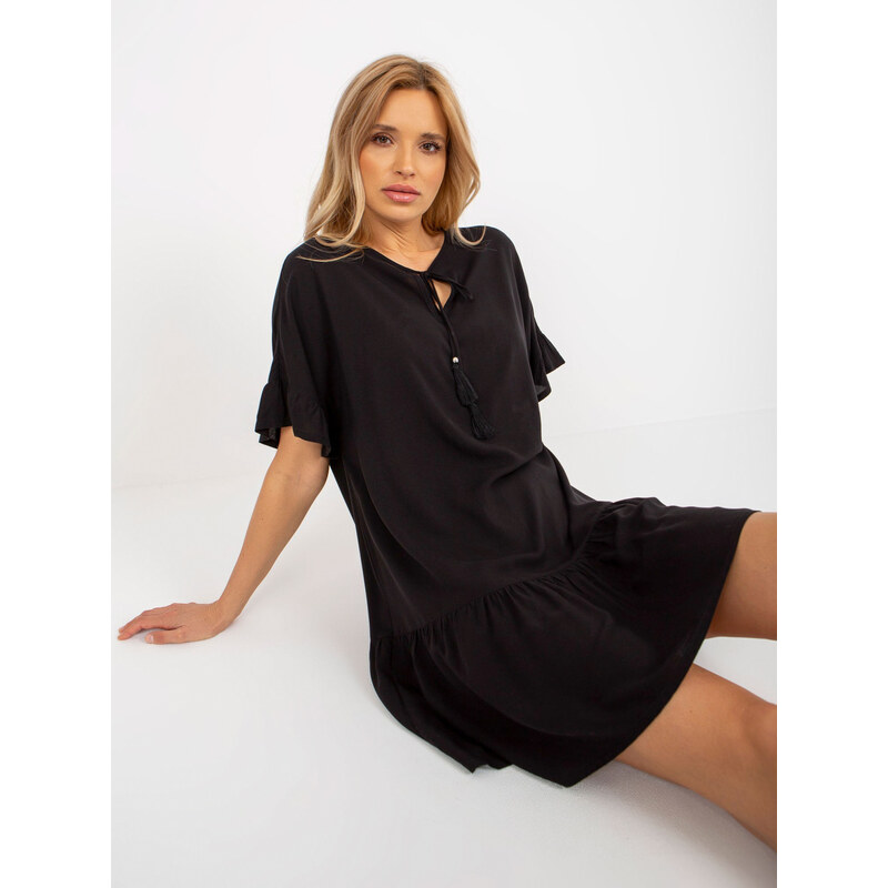 Sublevel Dress-D73761M30306B-black