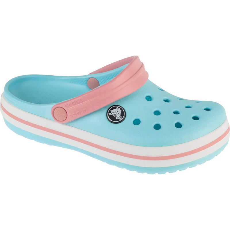Modro-růžové dětské nazouváky Crocs Crocband Clog K 207006-4S3