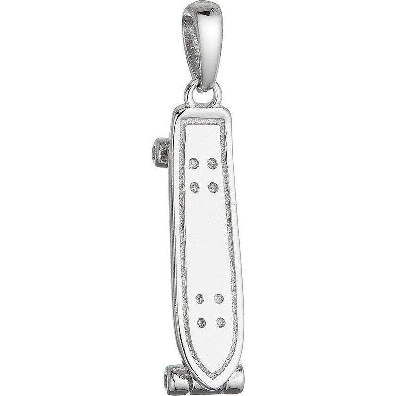 Stříbrný přívěsek skateboard 64069
