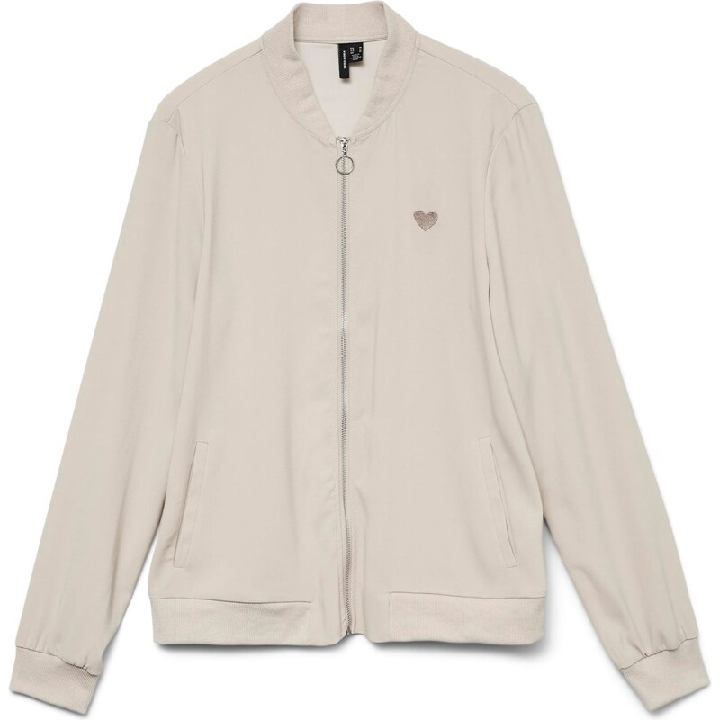 VERO MODA Přechodná bunda VMCoco stříbrně šedá 105272069