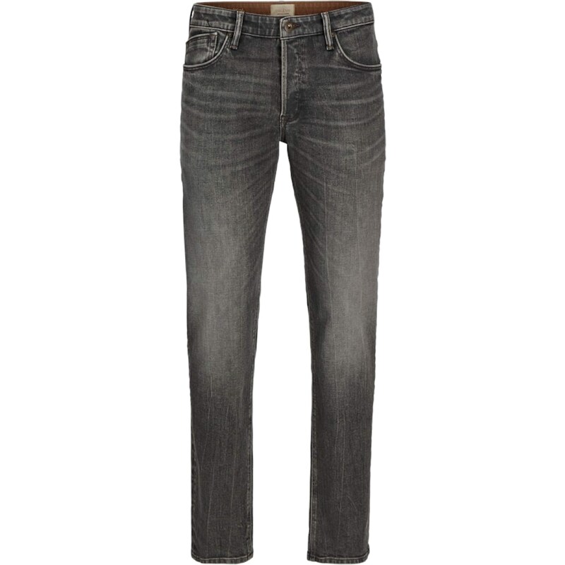 JACK & JONES Džíny JJIMIKE JJWELLS černá džínovina