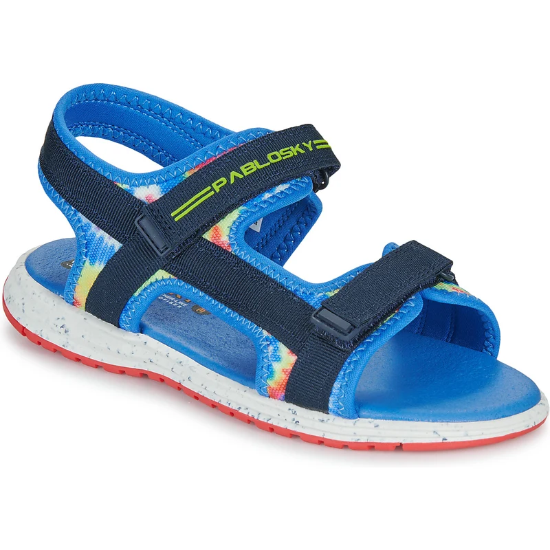 Sandales Pablosky Garçon - Cuir Naturel Avec Semelle Antidérapante | Taille Confortable StepEasy