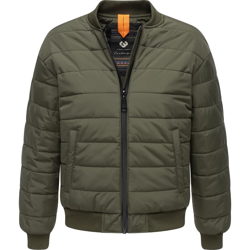 Ragwear Přechodná bunda Bombina khaki / černá