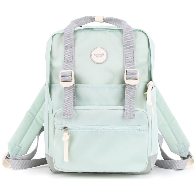 BASIC Himawari Mint dámský městský batoh se zapínáním na zip 105650124