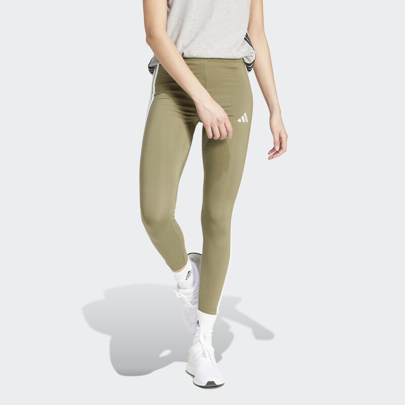 adidas Performance adidas Essentials 3-Stripes Cotton Leggings OLISTR 105606413