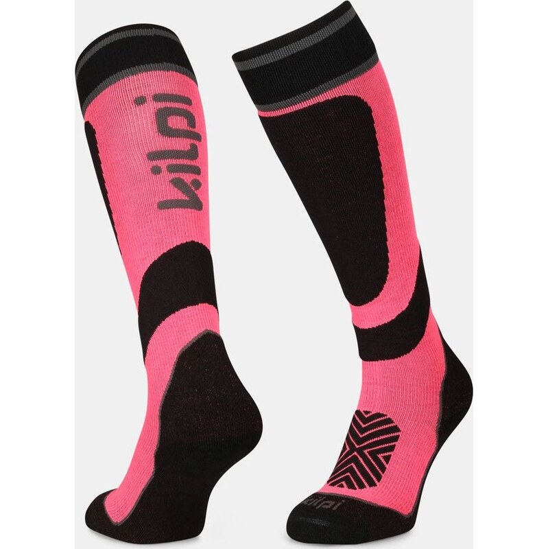 Unisex merino podkolenky KILPI Anxo růžové 105609337
