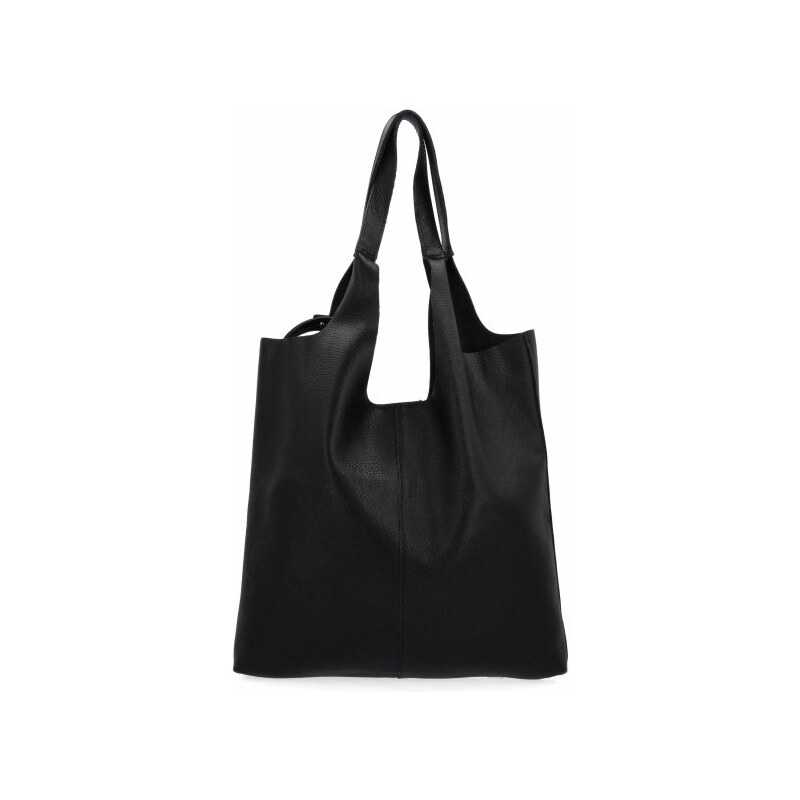 Vittoria Gotti Italská Kožená Kabelka Shopper Bag s Kosmetickou 165 105610832